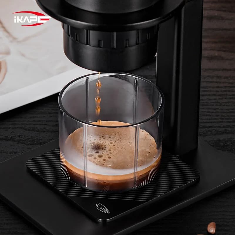 Bærbar manuell kaffemaskin kapsel og malt kaffe