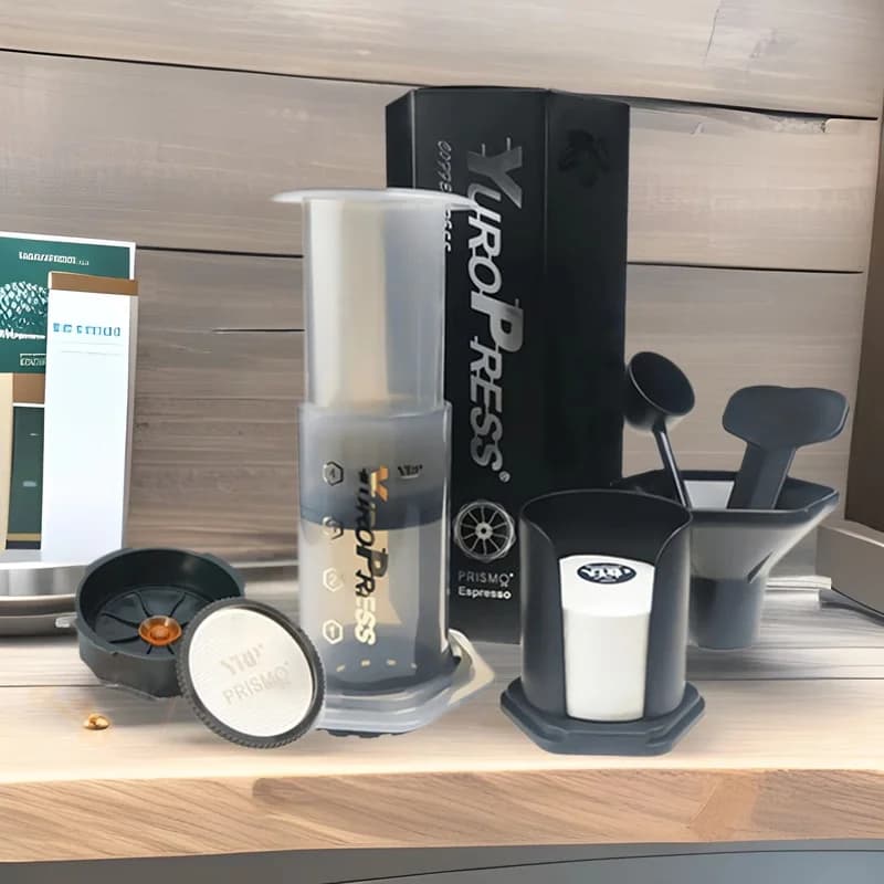 Bærbar kaffemaskin med French Press
