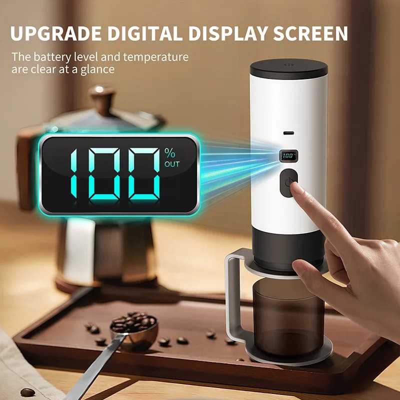 Bærbar elektrisk kaffemaskin 7800mAh