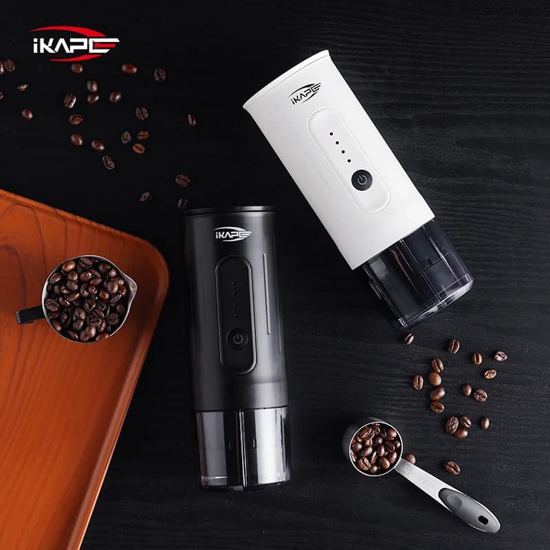 Bærbar manuell kaffemaskin kapsel og malt kaffe