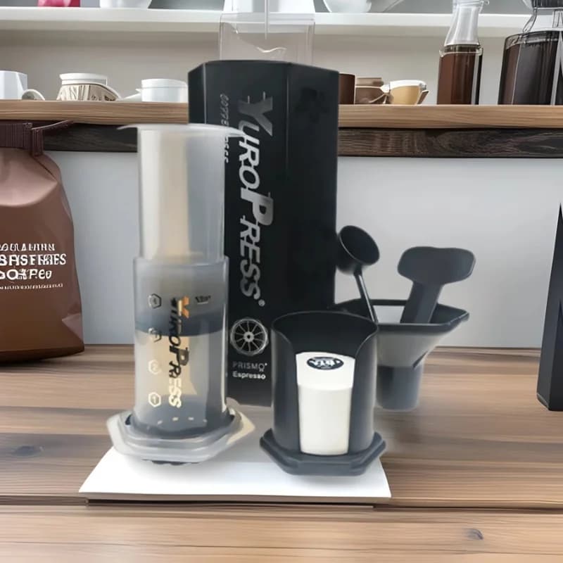 Bærbar kaffemaskin med French Press